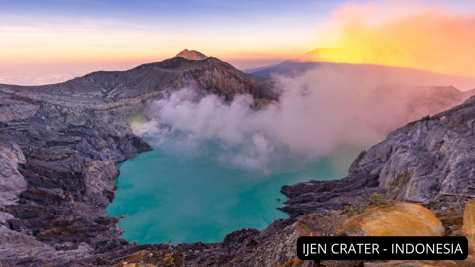 Mount Ijen tourist destination in East Java